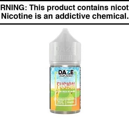 YELLOW GREEN RED MANGO ICED BY 7 DAZE FUSION SALT 15ML/30ML - Vapejuice
