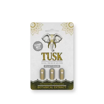 Tusk Platinum Kratom Extract Capsules 3ct – 534mg Ultra Premium