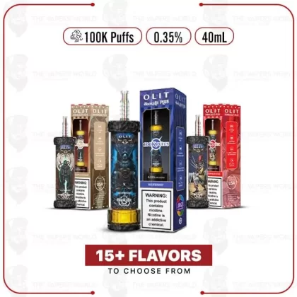 OLIT Hookalit Plus 100K Puff Disposable - Apple Breeze, Bali Sunset