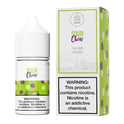 Sour Chew Nicotine Salt by Fresh Farms E-Liquid - Pack#Single~Size#30ml>15ml~Nicotine#35MG>50MG>24MG