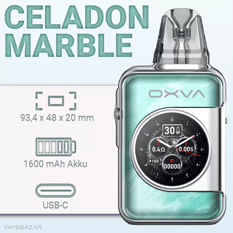 OXVA Xlim SQ Pro 2 – Pod Kit – Celadon Marble - Image 2