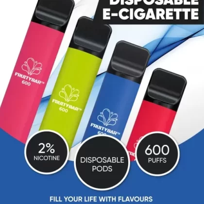 Fruity Bar Disposable Vape Pen | 20mg | 600 PUFFS |All New Flavors