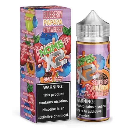 Blueberry Papaya Strawberry 120ml Vape Juice – Noms X2 - Vape Product, Vape Product