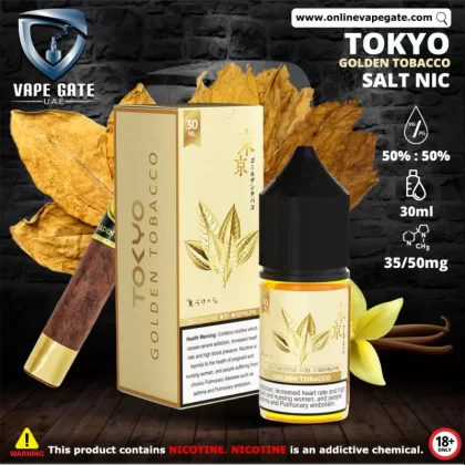 Tokyo Golden Tobacco Saltnic 30ml - 35 mg - 30 ml