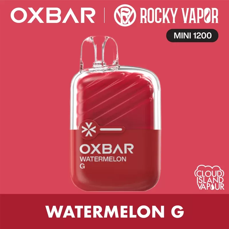 Rocky Vapor Oxbar Mini 1200 Disposable Vape – Watermelon G