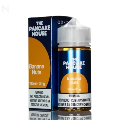 Pancake House E-Liquid - Banana Nuts - 100ml - 6mg