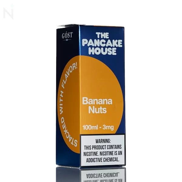 Pancake House E-Liquid - Banana Nuts - 100ml - 6mg - Image 3