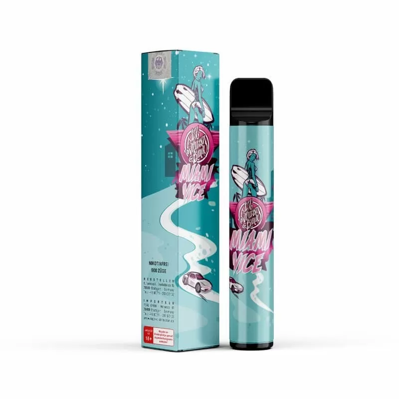 187 Vape Nikotinfrei – Miami Vice - 187 Strassenbande / Cranberry / Blaubeere / Propylenglykol / Glycerin / Aromastoffe / Nikotinfrei / 550 mAh / ca. 600