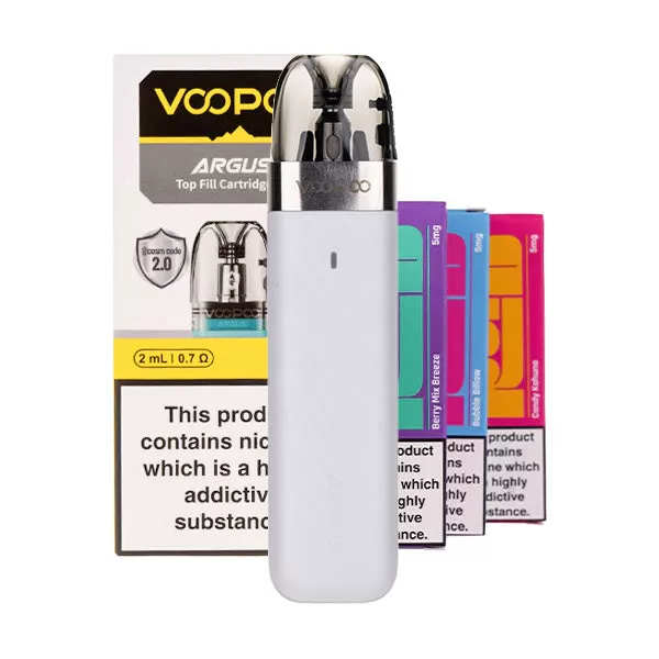 VooPoo Argus Z2 Pod Kit Bundle - Mint Blue / 0.7ohm - Image 2