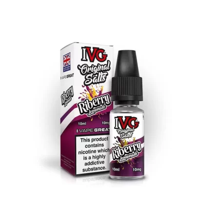 IVG Original Salts Riberry Lemonade 10ml E-Liquid
