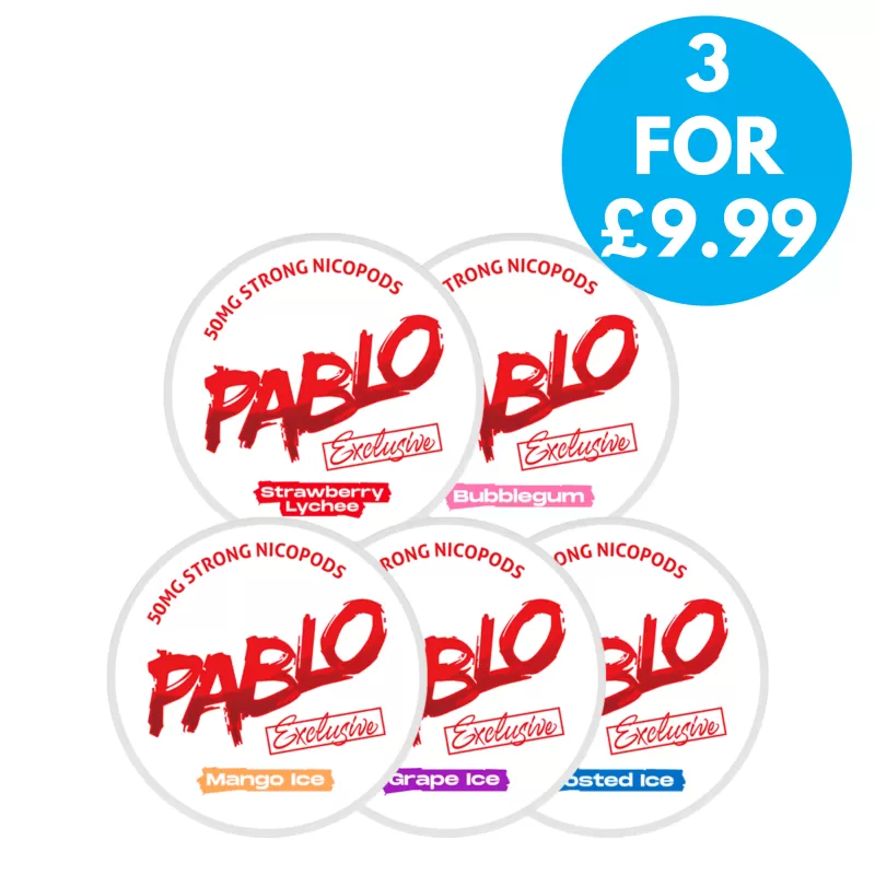 Pablo Exclusive Snus 50mg Nicotine Pouches - Vape Co