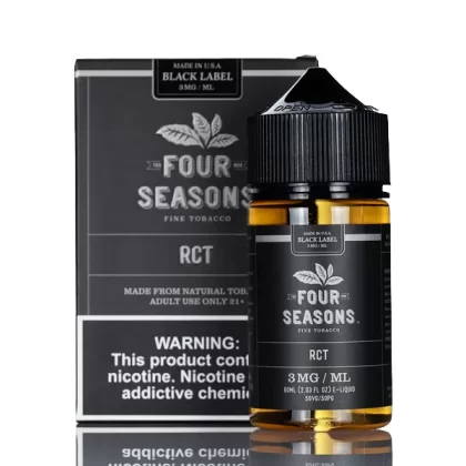 Four Seasons E-liquids - Black Label - RCT - 60ml - 12mg