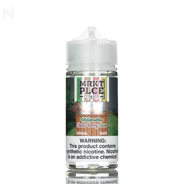 MRKT PLCE E-Liquid - Watermelon Hula Berry - 100mL - 6mg - Image 2