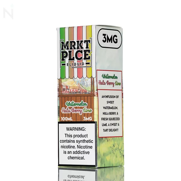 MRKT PLCE E-Liquid - Watermelon Hula Berry - 100mL - 6mg - Image 3
