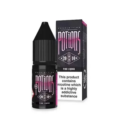 Prohibition Potions Pink Liquor Nic Salt - Nicotine Strength#10mg>20mg