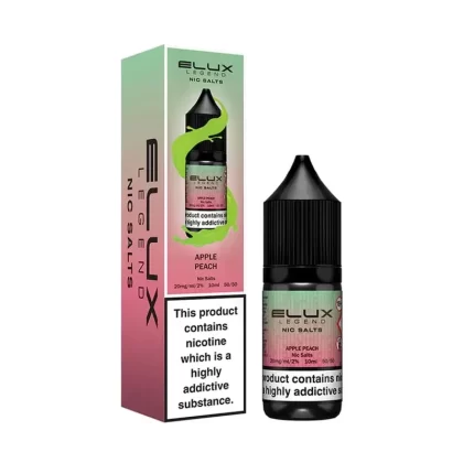 Apple Peach Elux Legend 10ml Nic Salt E Liquid