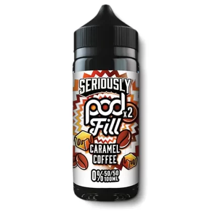 Caramel Coffee Shortfill by Seriously Pod Fill X2 - Ecigarettedirect Co