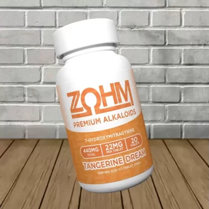 Zohm Premium Alkaloid 7-Hydroxymitragynine Extract Tablets 20ct - quantity#Zohm 7OH 22mg Tangerine BULK CASE DEAL 6 x 20ct = 120 TABLETS NO DISCOUNTS ALLOWED>Zohm 7OH 22mg Tangerine Single 2