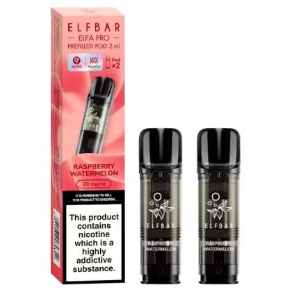Raspberry Watermelon Elfbar Elfa Pro Pods - 20mg - Vape Product