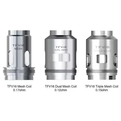 Smok TFV16 Replacement Coils – Mesh, Dual Mesh & Triple Mesh