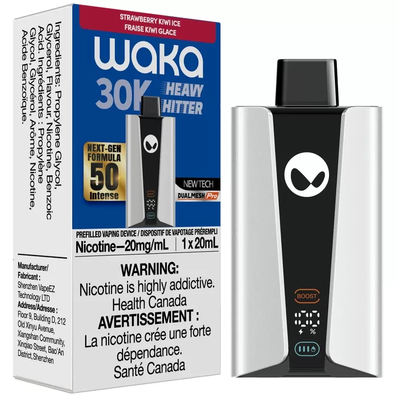 WAKA Heavy Hitter 30K Disposable Vape – Strawberry Kiwi Ice