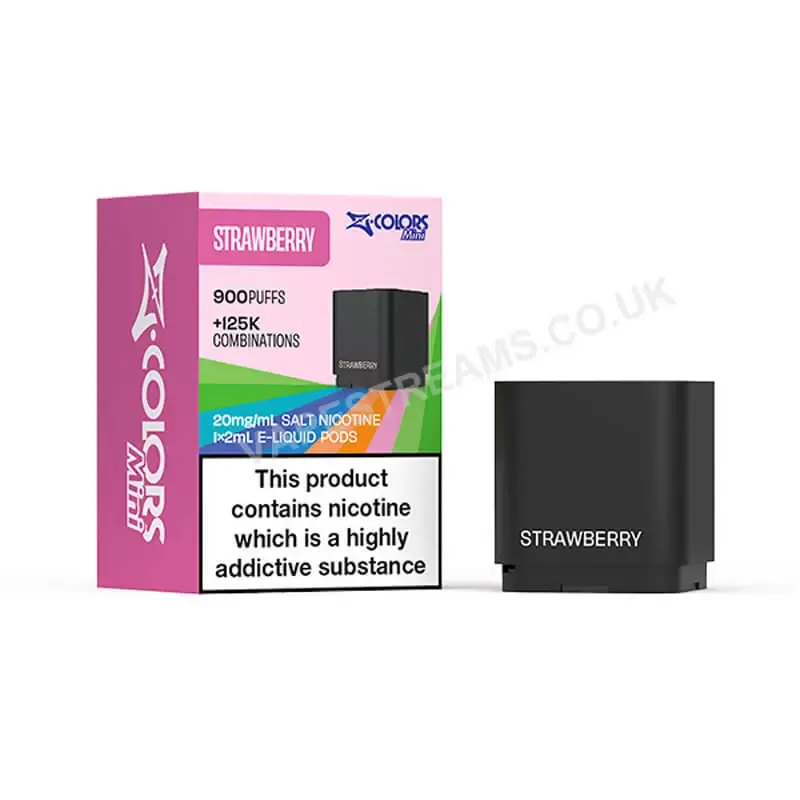 Zlabs ZColors Mini Strawberry Prefilled Pods - Vapestreams Co