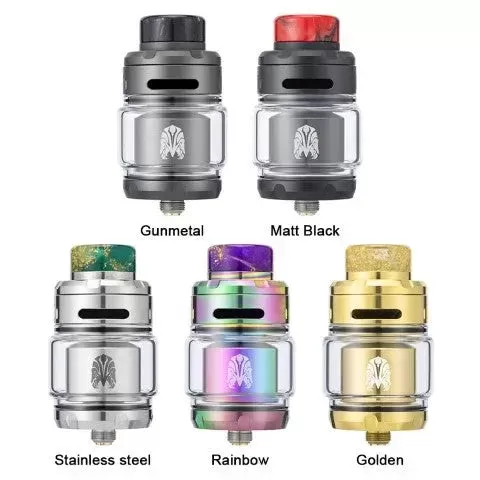Oxva Arbiter 2 RTA - Colour#Gunmetal>Rainbow>Stainless Steel>Golden
