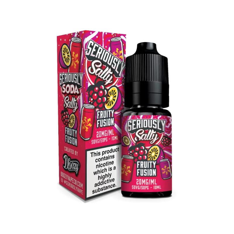Fruity Fusion Nic Salt by Seriously Soda Salts 10ml - 10mg