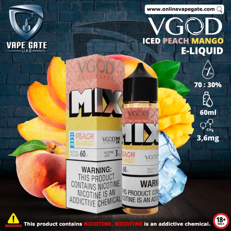 VGOD Iced Peach Mango - 60ml