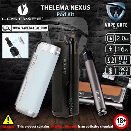 Thelema Nexus Pod Kit - by Lost Vape - Gunmetal Brown