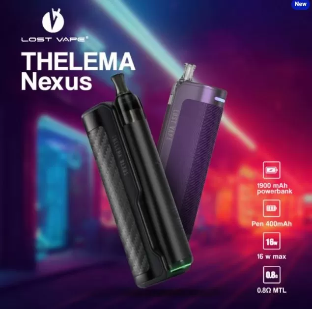 Thelema Nexus Pod Kit - by Lost Vape - Gunmetal Brown - Image 2