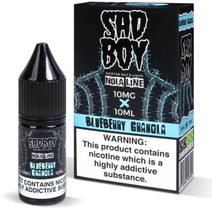 Sadboy Blueberry Granola Nic Salt Vape Juice - 10 Pack
