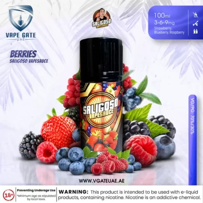 Berries - Saligoso Vapesauce - 3 mg - 100 ml
