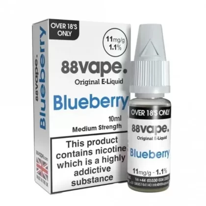 88vape Blueberry E Liquid (10ml)