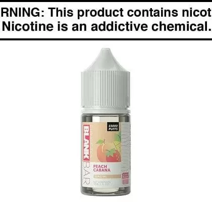PEACH CABANA BY BLANK BAR SALTS 30ML - Vapejuice