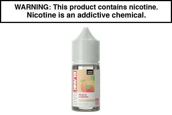 PEACH CABANA BY BLANK BAR SALTS 30ML - Vapejuice