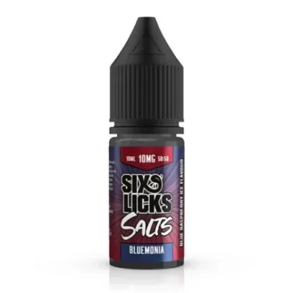 Six Licks Nic Salt Eliquid – Bluemonia