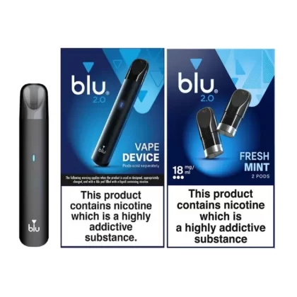 Blu 2.0 Fresh Mint Starter Bundle - Ejuicewarehouse