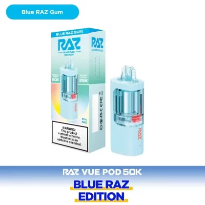 RAZ VUE Disposable Blue Raz Gum (POD ONLY)