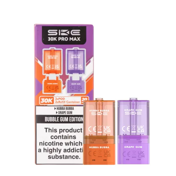SKE Crystal 30k Pro Max 20mg (2%) Refill Pack - Vape Product; Berry Edition (Dual), Blue Edition (Dual) - Image 2