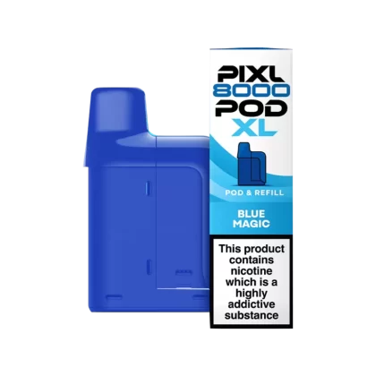 Blue Magic Pixl 8000 Refill Pack - 20 mg - Vape Product (D9F79C)