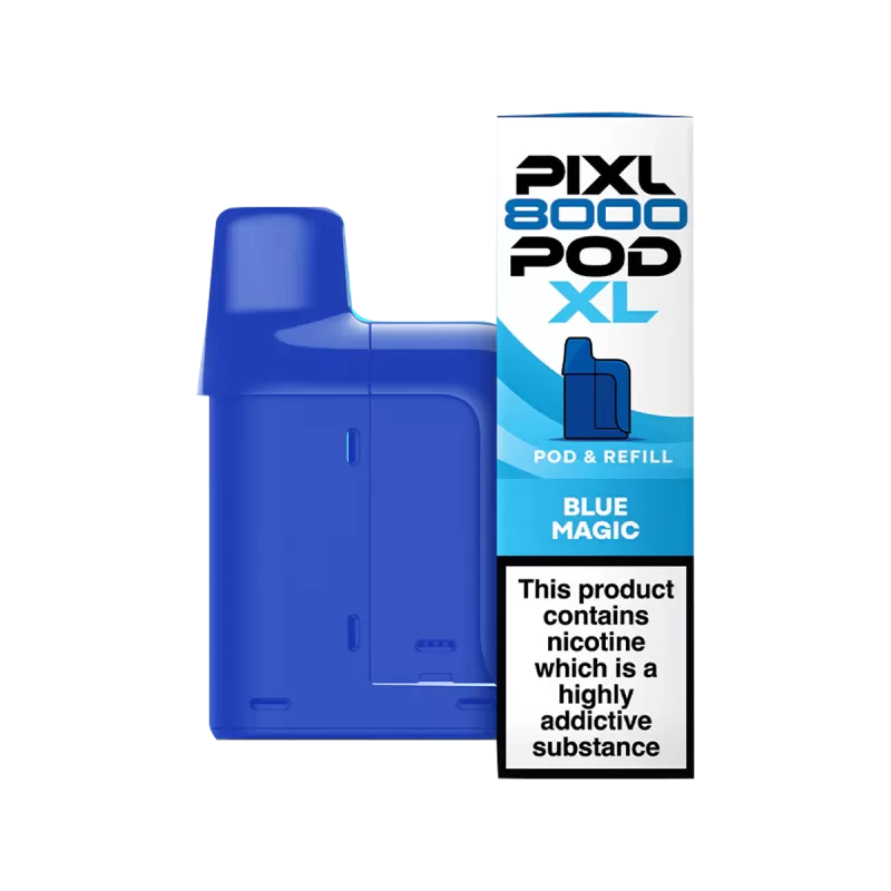 Blue Magic Pixl 8000 Refill Pack - 20 mg - Vape Product (D9F79C)