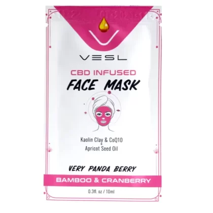 Vesl Oils CBD Face Mask – 10mg - Strength#10mg~Flavor#Very Panda Berry>Oh My Gourd>Don’t Call Me Honey>Hold My Colada>Let Me Clarify>Smooth Operator