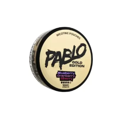 Woreczki nikotynowe PABLO Gold 20mg – Blueberry Cranberry Cherry Snus AKCYZA
