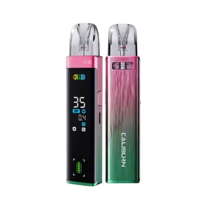 Caliburn G3 Pro Pod Kit By Uwell - Colour#Midnight Black>Stone Grey>Pacific Blue>Emerald Green>Space Grey>Rose Gold>Pink Green>Frozen Green>Frozen Aurora>Golden Purple>Black Carbon>Golden Le