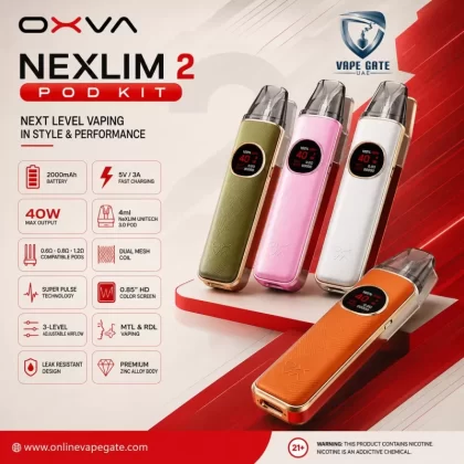OXVA Nexlim 2 Pod Kit - Pearly White - Onlinevapegate