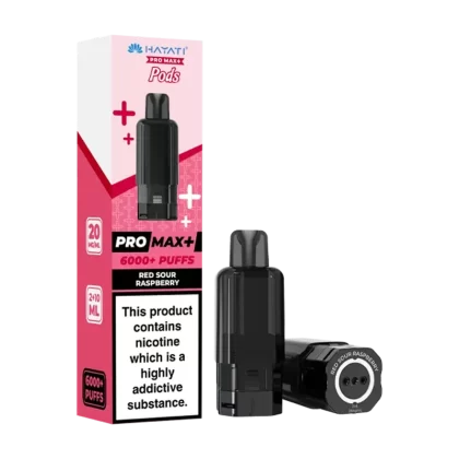 Red Sour Raspberry Hayati Pro Max+ Refill Pack - Ecigdepot