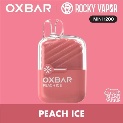 Rocky Vapor Oxbar Mini 1200 Disposable Vape – Peach Ice