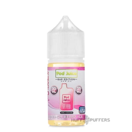 Pod Juice PJ5000 – Peach Berry Ice 30mL - Vape Product, Vape Product (463AC7)