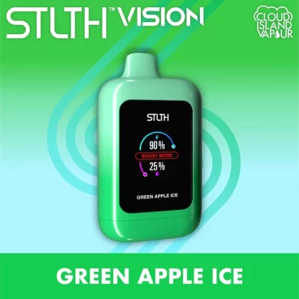 STLTH VISION Disposable Vape – Green Apple Ice